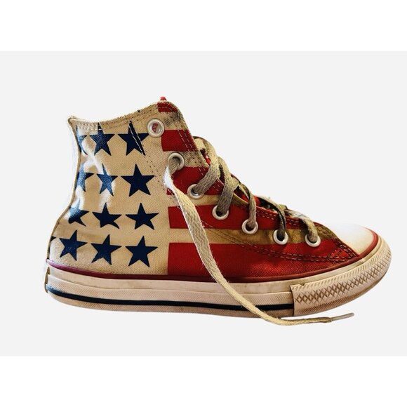 Converse‎ Chuck Taylor All Star High American flag, Junior Size 2 US - Picture 4 of 11